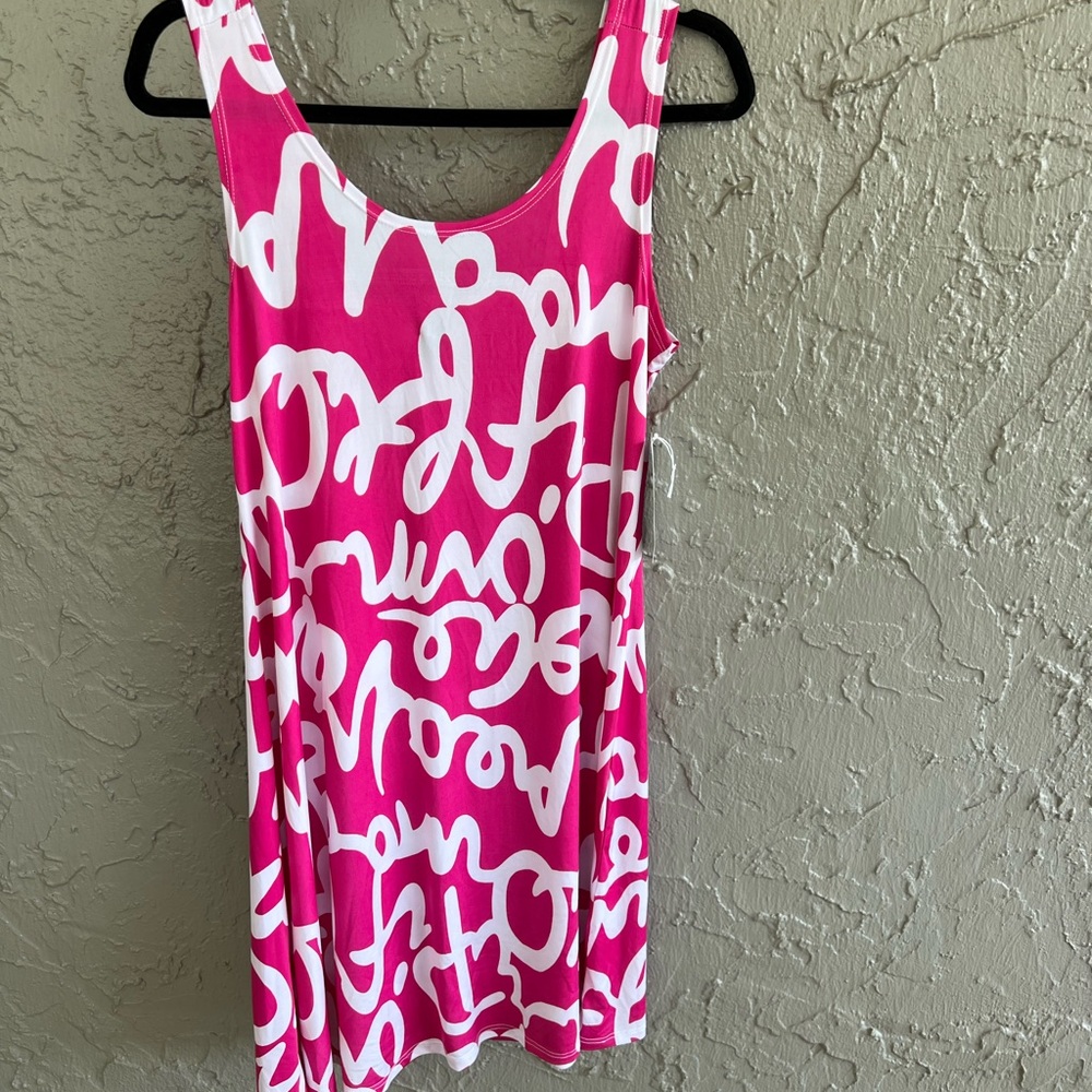 Vibrant Pink Sleeveless Bodycon Midi Dress - Picture 6 of 6